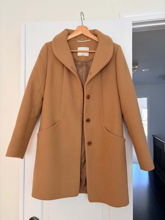 Wilfred Jackets & Blazers - Wilfred Camel Brown Wool-Blend Coat